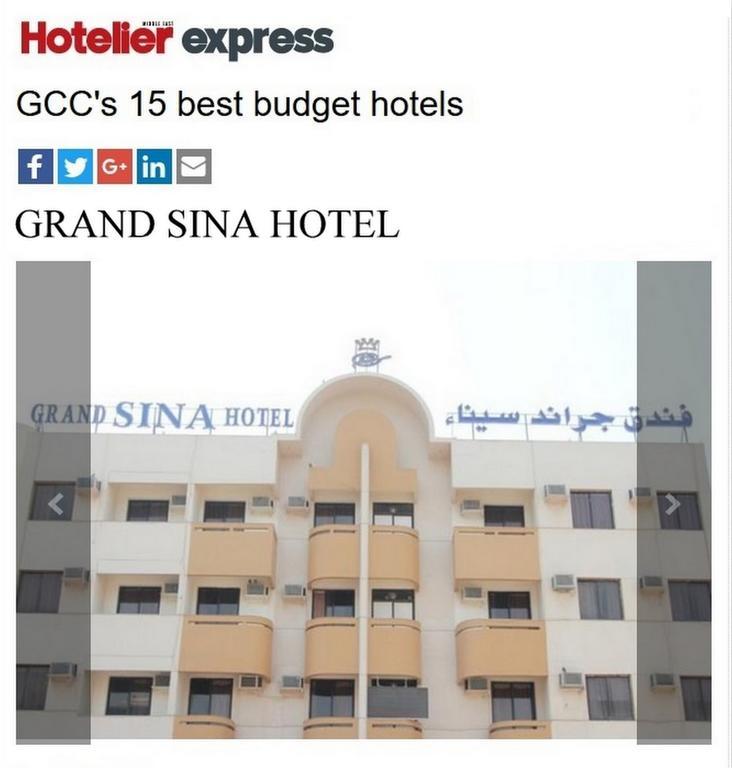 דובאי Grand Sina Hotel מראה חיצוני תמונה